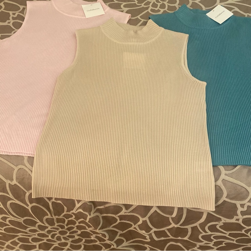 Croft & Narrow sleeveless tops